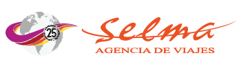 Logo 25 Aniversario :: Selma Agencia de Viajes :: Especialistas en Circuitos, Cruceros y Viajes para Grupos