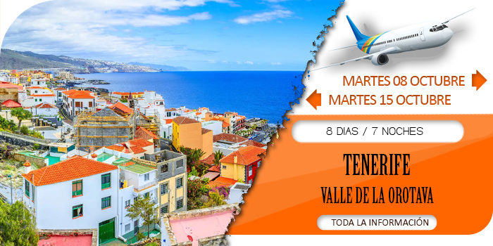 Circuito en Autobús :: Con Traslados en Avión :: Tenerife :: Valle de la Orotava :: Hotel Checkin Concordia Playa 4**** :: 8 Días