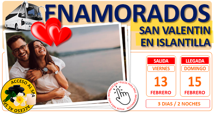 Circuito en Autocar para Grupos :: Enamorados :: San Valentin en Islantilla :: Hotel Resort Ama Islantilla 4**** :: Con Acceso al SPA :: 3 Días
