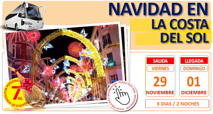 Circuito Cultural en Autocar para Grupos :: Navidad en la Costa del Sol :: Alumbrado de Málaga :: Hotel Bluebay Banus 4**** :: 3 Días