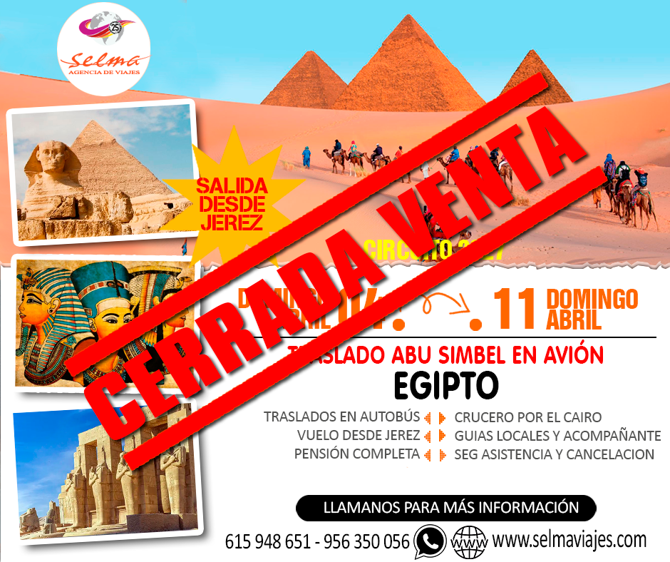 Circuito Cultural en para Grupos :: Magico Egipto :: Vuelo desde Jerez de la Frontera :: Pensión Completa :: Crucero por el Cairo .: :: 8 Días
