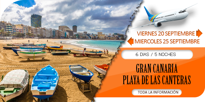 Circuito en Autocar para Grupos :: Gran Canarias :: Playa de la Canteras :: Hotel Concorde 4**** :: 6 Dias
