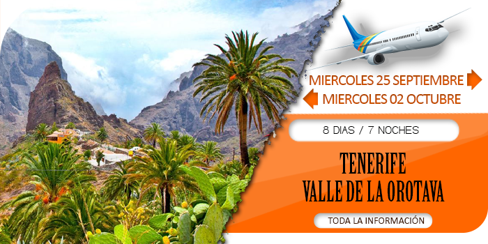 Circuito en Autobús :: Con Traslados en Avión :: Tenerife :: Valle de la Orotava :: Hotel Checkin Concordia Playa 4**** :: 8 Días