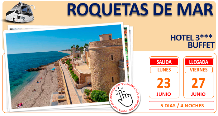 Circuito en Autocar para Grupos :: Roquetas de Mar :: Almería .: Hotel Roquetas el Palmeral 3*** :: Pensión Completa :: 5 Días