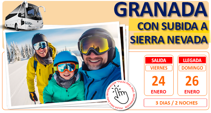 Circuito Cultural en Autobús para Grupos :: Granada :: Con subida a Sierra Nevada :: Hotel BS Príncipe Felipe 3*** : 3 Días