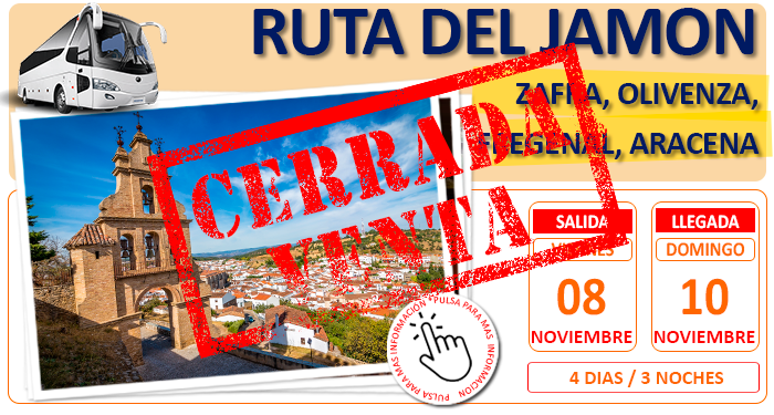 Circuito en Autobus :: Ruta del Jamon :: Zafra, Olivenza, Aracena, Fregenal :: 3 Días