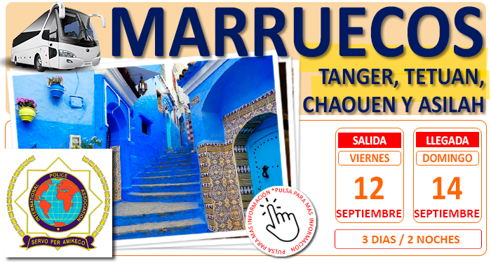 Circuito Cultural en Autobús para Grupos :: ESPECIAL IPA :: Marruecos :: Tanger, Tetuan, Asilah y Chaouen :: Hotel 4**** :: Pensión Completa :: 3 Días