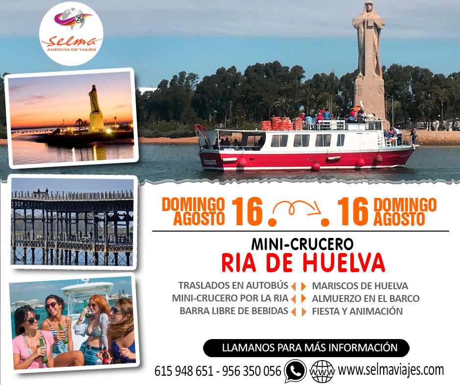 Excursion en Autobús para Grupos :: Mini-Crucero :: Ria de Huelva :: 1 Día