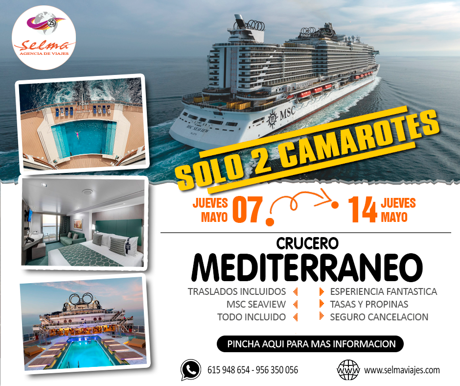 Crucero Cultural en Grupo :: Mediterraneo :: Marsella :: Génova :: Roma :: Palermo :: Ibiza :: Todo Incluido :: Easy Plus :: Buque MSC Seaview :: 8 Días