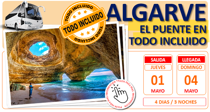 Circuito en Autobús para Grupos :: Algarve Portugues :: Todo Incluido :: Hotel Ukino Palmeiras Village 4**** :: 4 Días