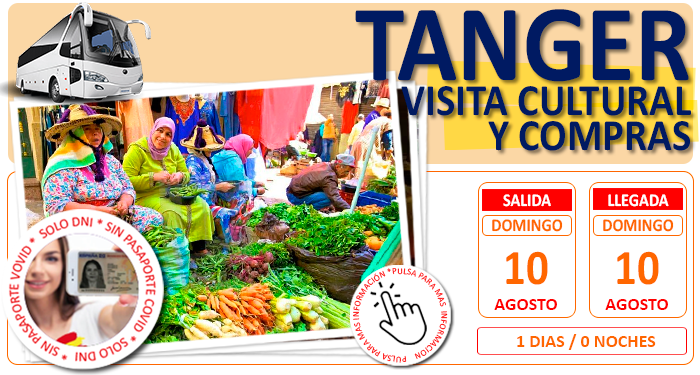 Circuito en Autocar para Grupos :: Tanger :: Visita Cultural y Compras :: Traslado en Fast Ferry :: Almuerzo Incluido :: 1 Día