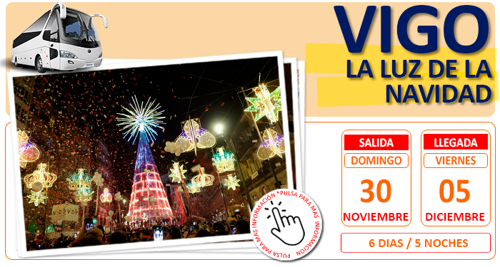 Excursion Cultural en Autocar para Grupos :: Vigo :: La Luz de la Navidad :: Ruta por Badajoz :: 6 Días