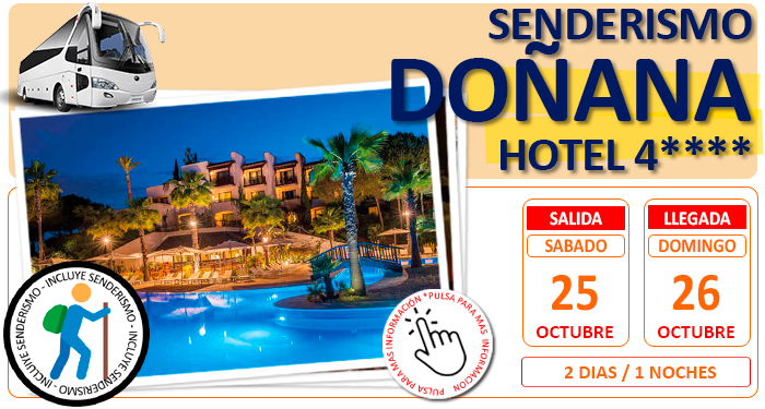 Circuito Cultural en Autocar para Grupos :: Senderismo Doñana :: Ruta de la Rocina :: Hotel Prestice el Rompido 4* :: 2 Dias