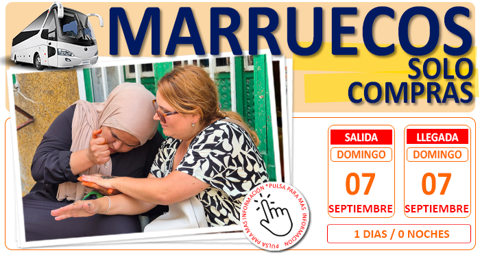 Circuito en Autocar para Grupos :: Tanger :: Visita Cultural y Compras :: Traslado en Fast Ferry :: Solo Compra :: 1 Día