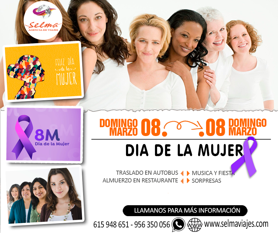 Excursion Cultural en Autocar para Grupos :: Dia de la Mujer :: Almuerzo Incluido :: Fiesta y Baile :: 1 Día