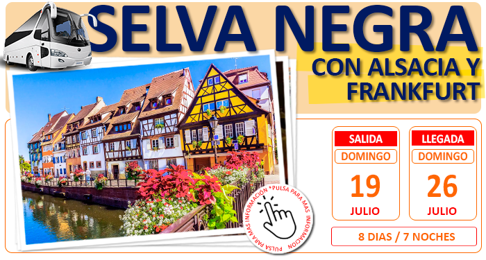 Circuito Cultural en Autobús para Grupos :: Alsacia y Selva Negra :: Hoteles de 4* :: 8 Dias