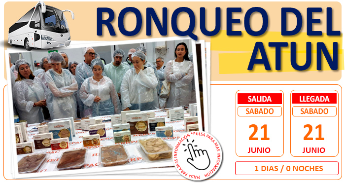 Excursion Cultural en Autobús para Grupos :: Ronqueo del Atun :: Barbate :: Almuerzo :: Almuerzo Incluido :: 1 Día