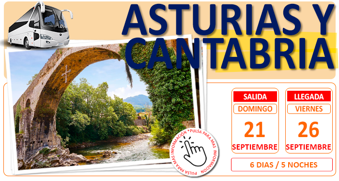 Circuito Cultural en Autocar para Grupos :: Asturias y Cantabria :: Ruta por Palencia directa :: Hoteles de 4* y 3* :: Pensión Completa :: 6 Días