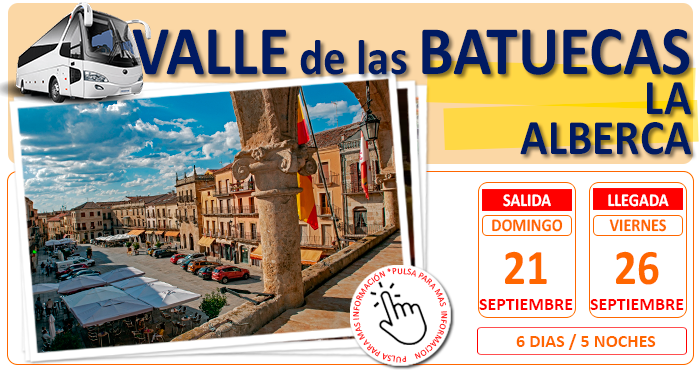 Circuito en Autocar para Grupos :: Valle de las Batuecas :: La Alberca :: Villas Abadia de los Templarios 4**** :: Pensión Completa :: 6 Dias