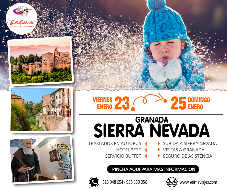 Hotel Cultural en Autobus para Grupos :: Sierra Nevada :: Granada y Fray Leopoldo :: Hotel Principe Felipe 3* :: 3 Días