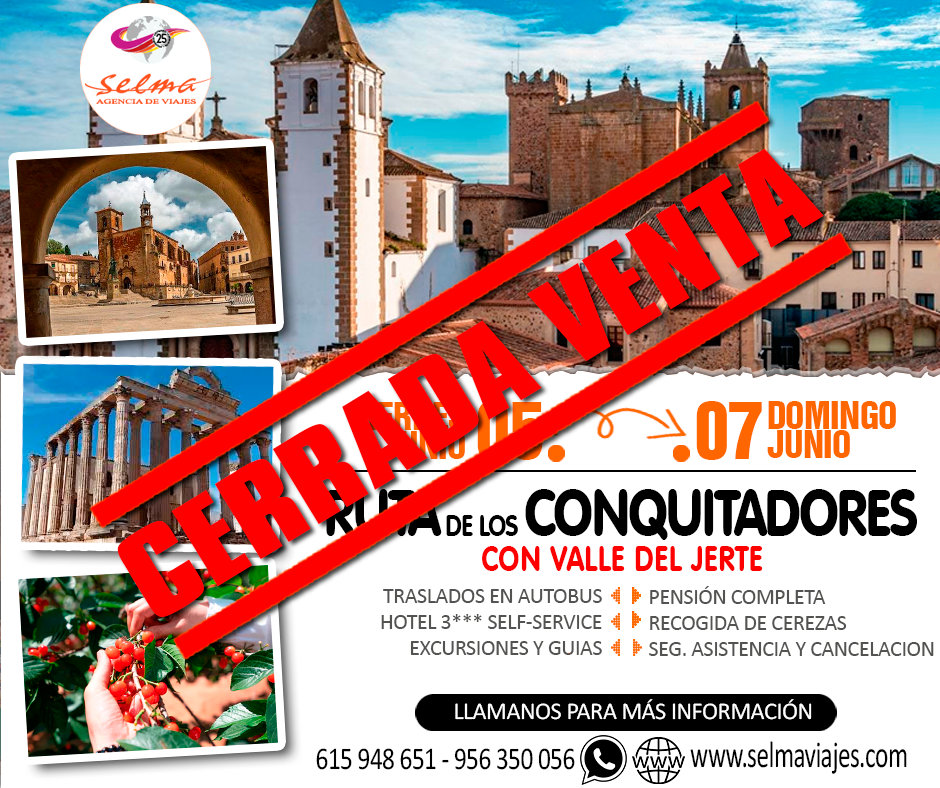 Circuito en Autocar para Grupos :: Ruta de los Conquistadores :: Valle del Jerte :: Hotel 3*** Self-Service :: Pensión Completa :: 3 Días