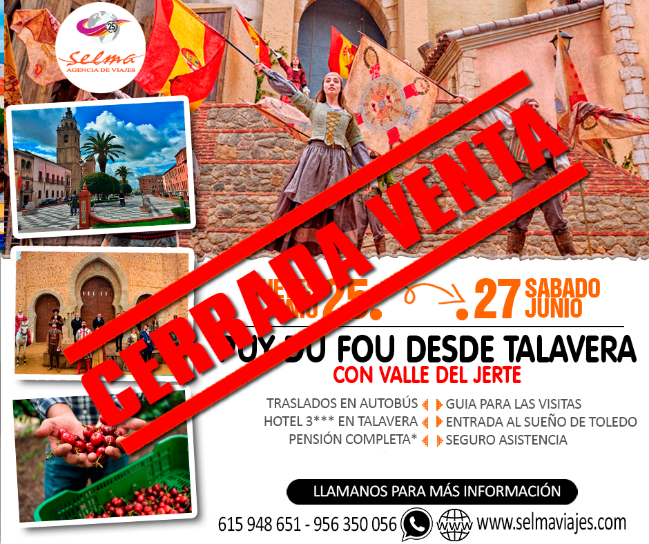 Circuito Cultural en Autobús para Grupos :: Puy Du Fou :: Sueño de Toledo :: Hotel 4**** :: Recogida de Cerezas en el Valle del Jerte :: 3 Días