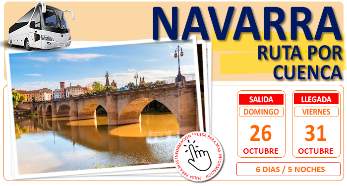 Circuito en Autocar para Grupos :: Navarra :: Ruta por Cuenca :: H. Alfonso VIII 3* :: H. Vila de Castejón 3* :: Pensión Completa :: 6 Dias