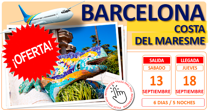 Circuito Cultural en Autobús para Grupos :: Barcelona :: Costas del Maresme :: Hotel Dwo Les Palmeres 4* :: 6 Dias