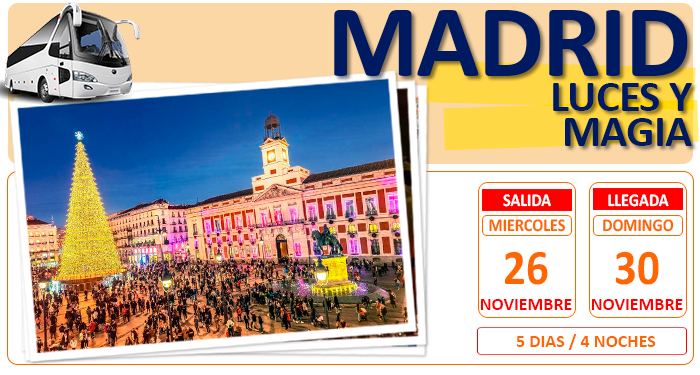 Circuito Cultural en Autocar para Grupos :: Madrid :: Navidades Mágicas :: Hotel Praga 4* :: 5 Días