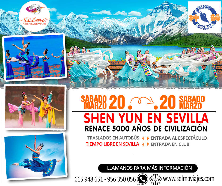Excursion Cultural para Grupos en Autocar :: Shen Yun en Sevilla :: 1 Día
