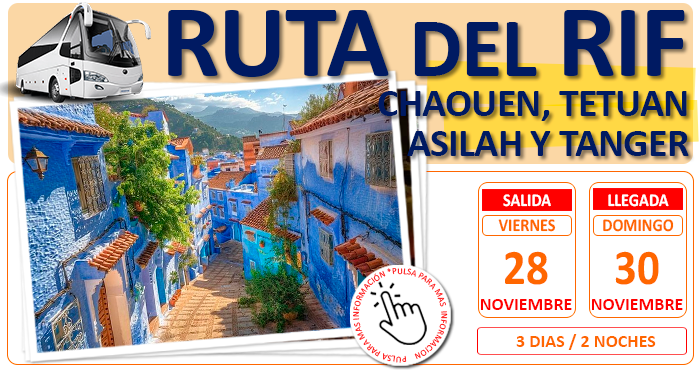 Circuito Cultural en Autobús para Grupos :: Marruecos :: Tanger, Tetuan, Asilah y Chaouen :: Hotel 4**** :: Pensión Completa :: 3 Días