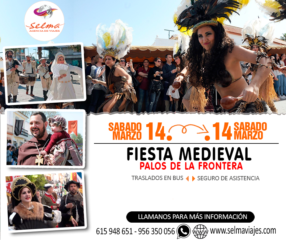 Excursion Cultural en Autobus para Grupos :: Fiesta Medival del Descubrimiento :: Palos de la Frontera :: 1 Dia