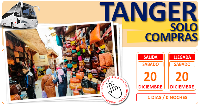 Circuito en Autocar para Grupos :: Tanger :: Visita Solo Compras :: Traslado en Fast Ferry :: 1 Día