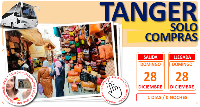 Circuito en Autocar para Grupos :: Tanger :: Visita Solo Compras :: Traslado en Fast Ferry :: 1 Día