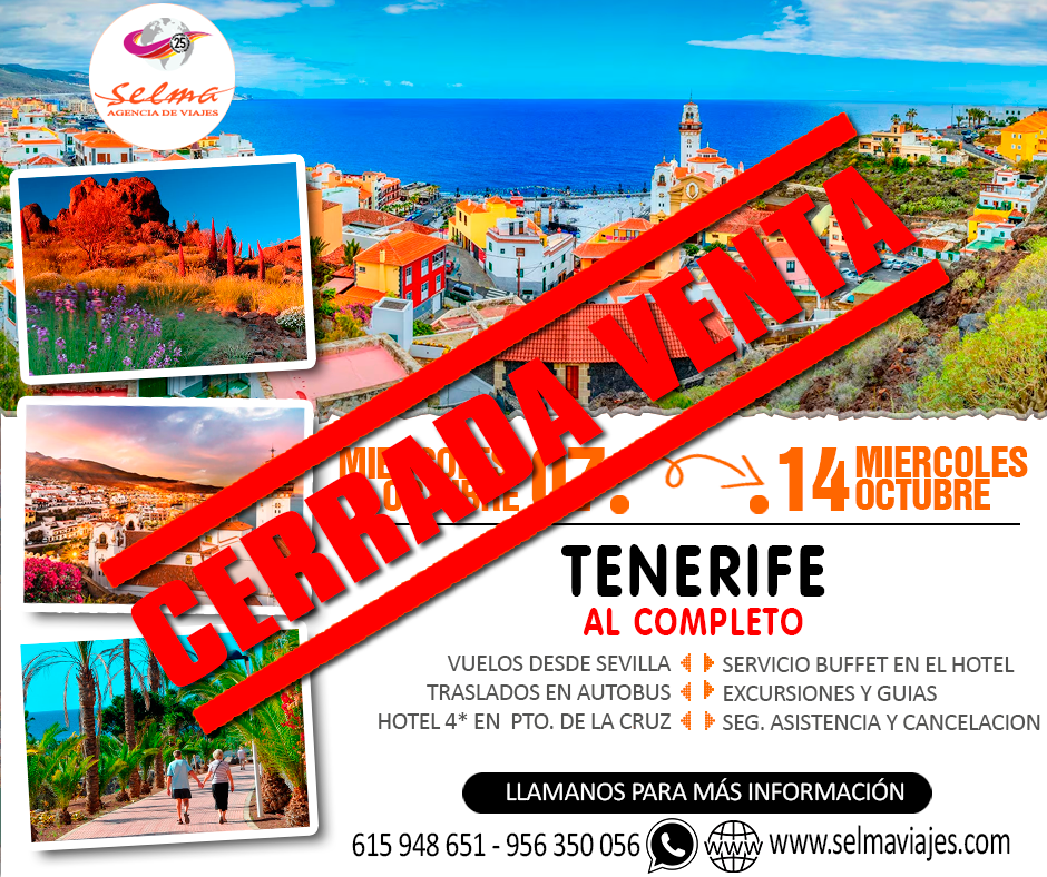 Circuito Cultural en Autobús para Grupos :: Tenerife :: Al Completo :: Vuelos desde Sevilla :: Hotel 4**** Buffet :: 8 Días