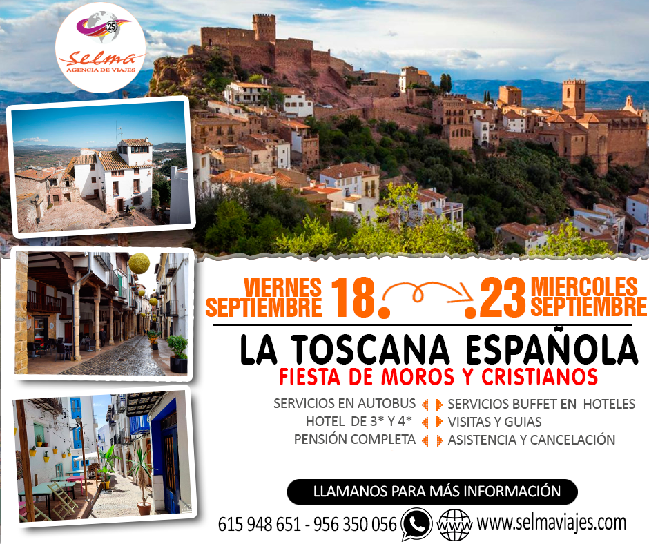 Circuito en Autocar para Grupos :: La Toscana Española :: Hoteles 3* y 4**** :: Pensión Completa :: Servicio Buffet :: Mini-Crucero por el Ebro :: 6 Dias