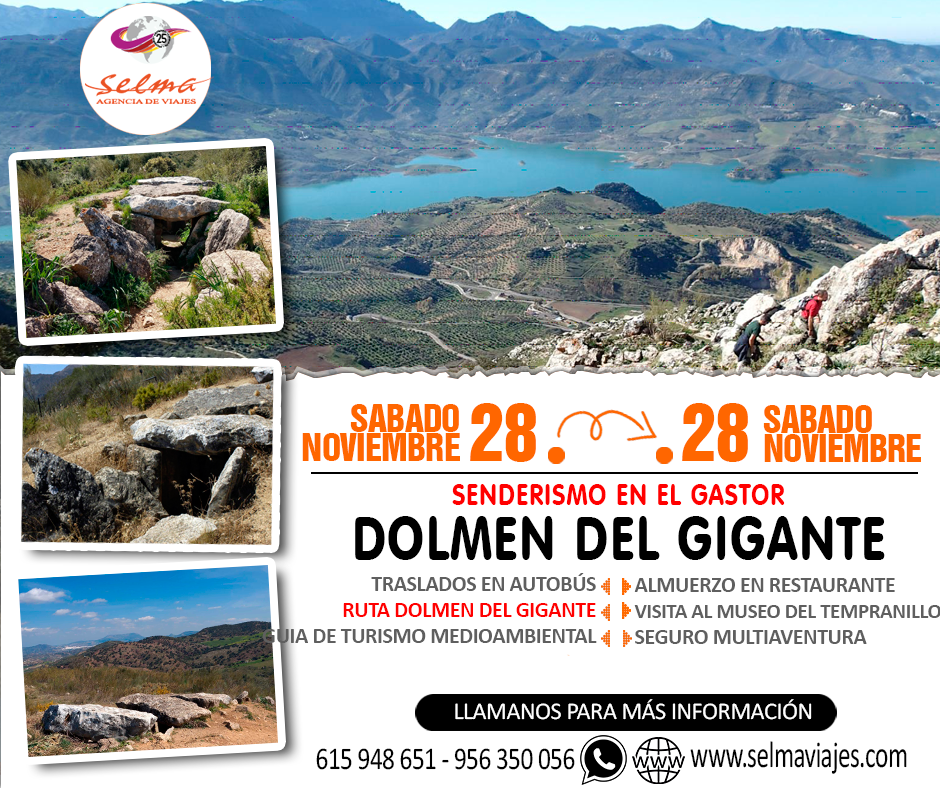 Excursion Cultural para Grupos en Autocar :: Senderismo en el Gastor :: Dolmen del Gigante :: 1 Día