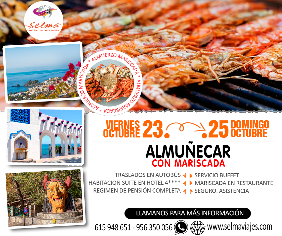 Circuito Cultural en Autobús para Grupos :: Almuñecar :: Con Mariscada :: Hotel Suite 4**** :: Pensión Completa :: 3 Días