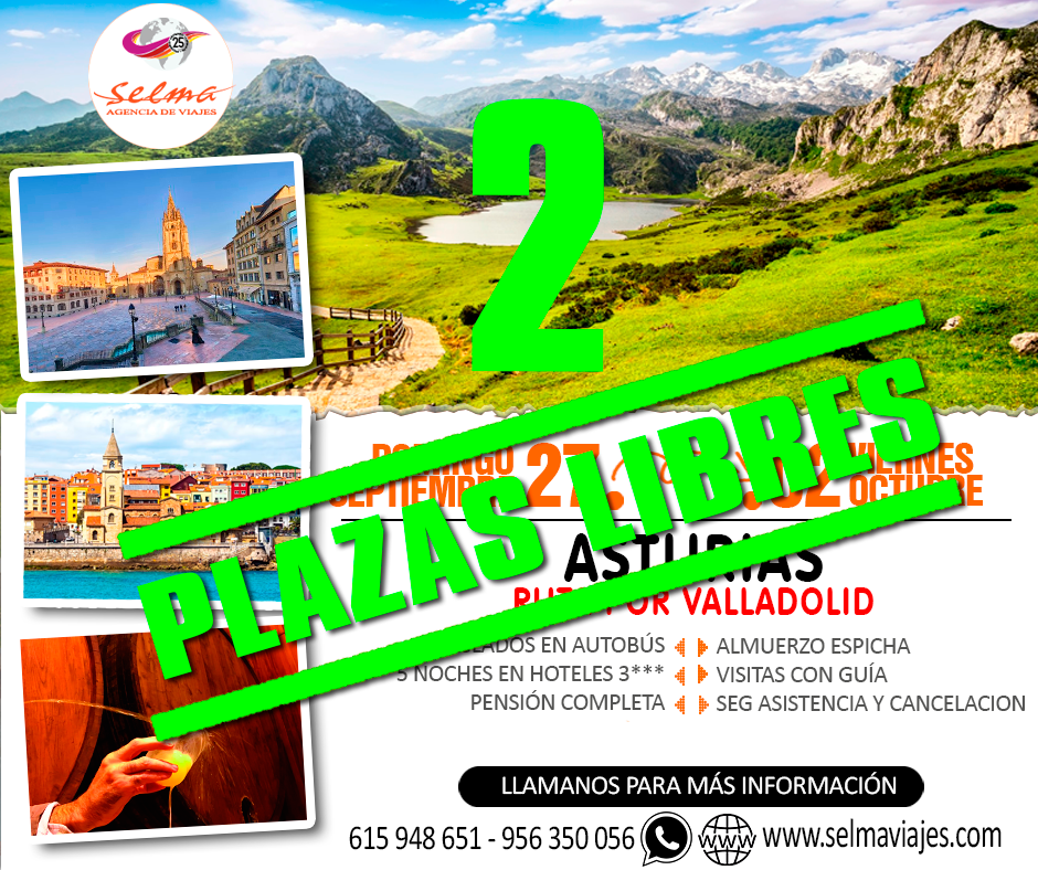 Circuito en Autocar para Grupos :: Asturias :: Ruta por Valladolid :: Hoteles 3* :: Pensión Completa :: Almuerzo Espicha :: 6 Dias
