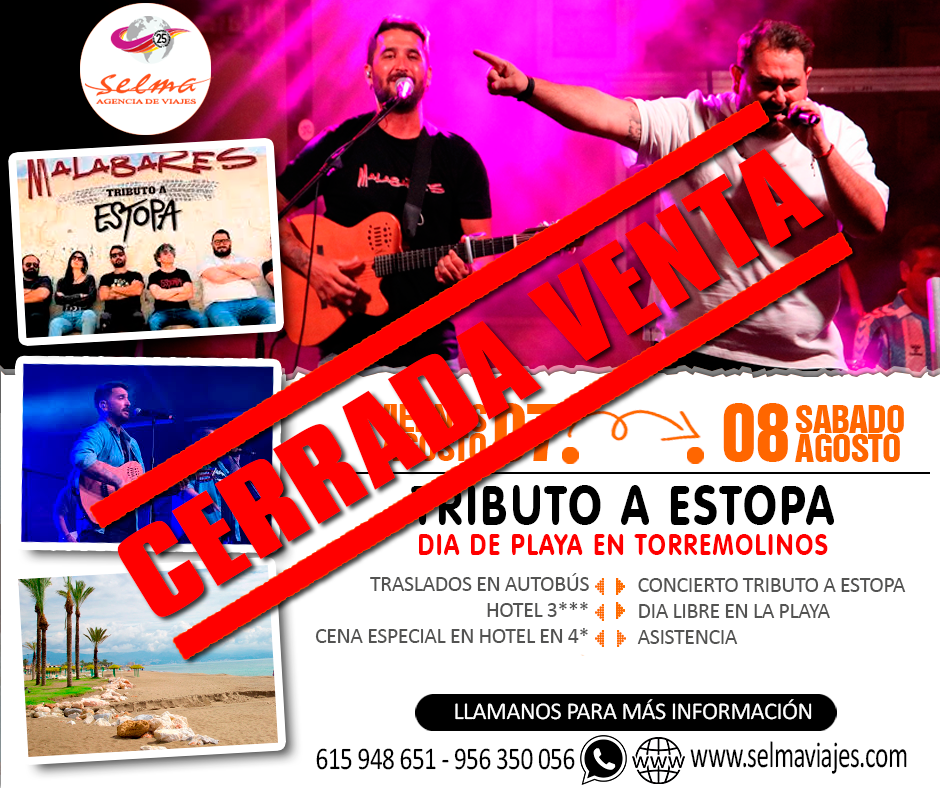 Circuito Cultural en Autobús para Grupos :: Tributo a Estopa :: Dia de Playa :: Hotel Abades Manzanil 3*** :: 2 Días