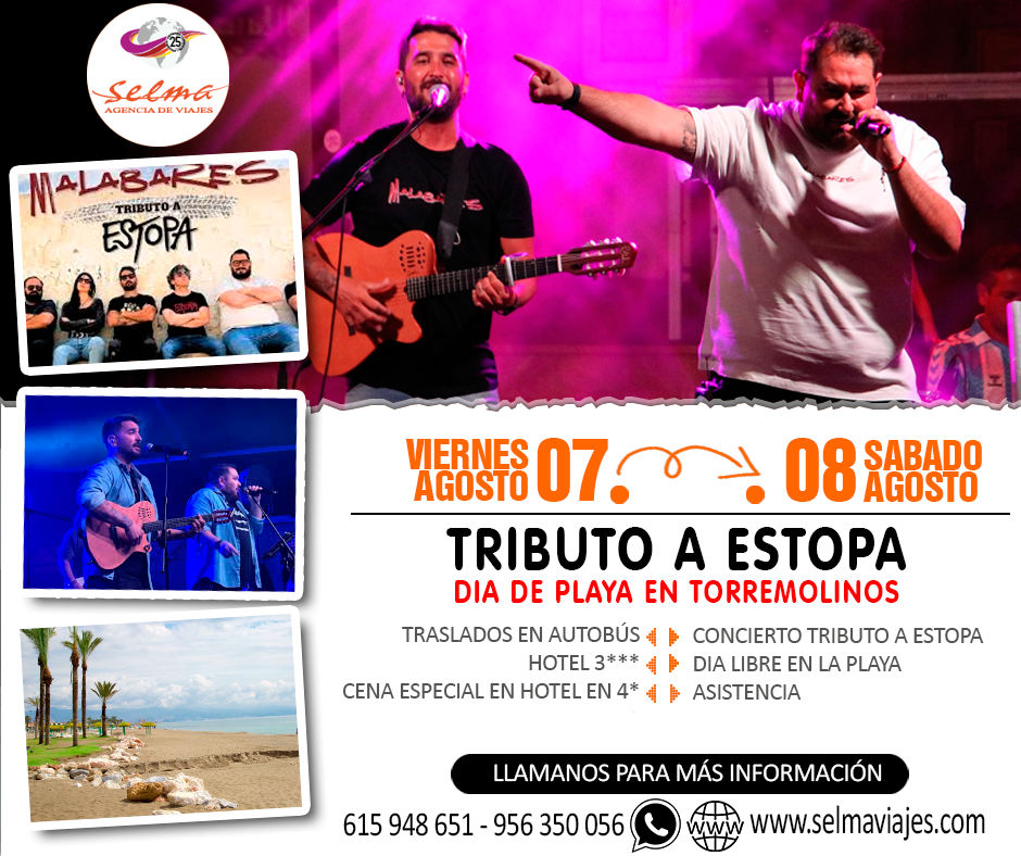 Circuito Cultural en Autobús para Grupos :: Tributo a Estopa :: Dia de Playa :: Hotel Abades Manzanil 3*** :: 2 Días