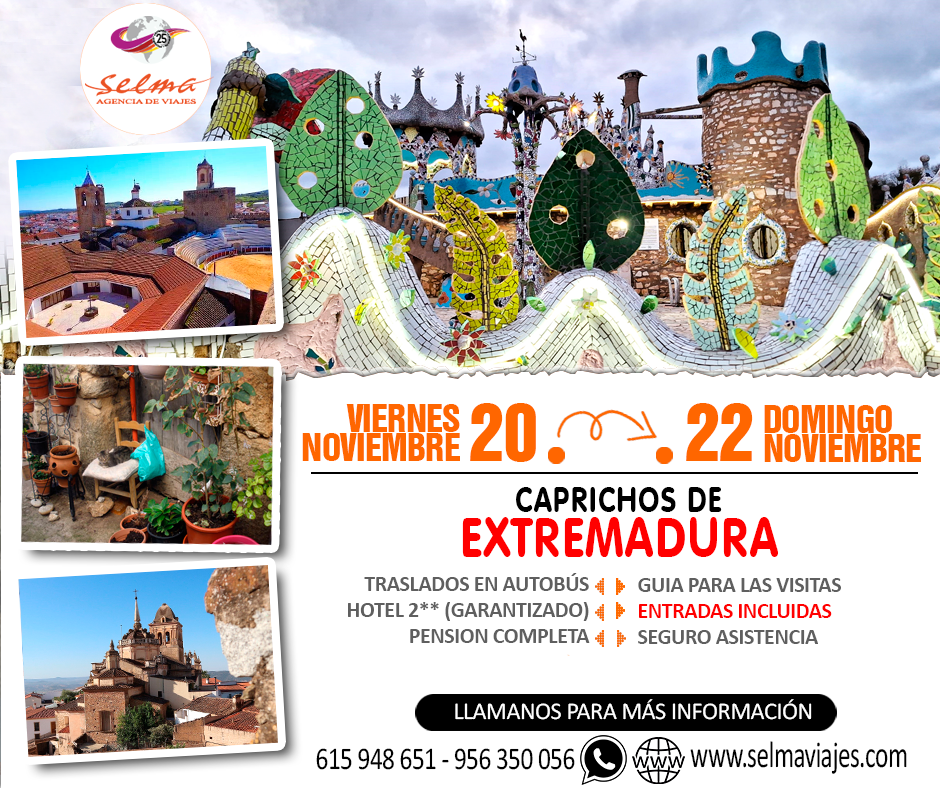 Circuito Cultural en para Grupos :: Caprichos de Extremadura :: Jerez, Olivenza y Fregenal de la Sierra :: Hotel 2** Garantizado :: Pensión Completa :: 3 Días