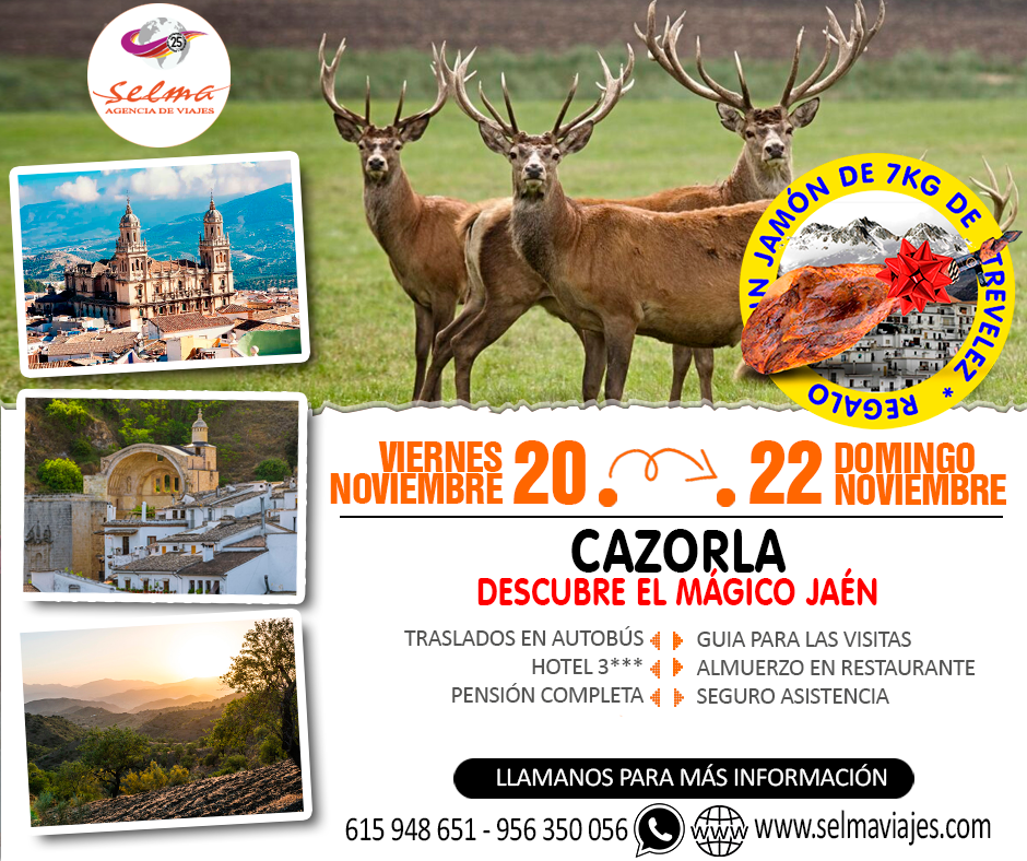 Hotel Cultural en Autobus para Grupos :: Sierra de Cazorla :: Hotel Torres I 3* :: Pensión Completa :: 3 Días