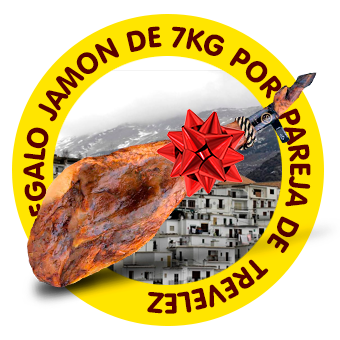 Regalo Jamón por Pareja de Trevelez de 7kg