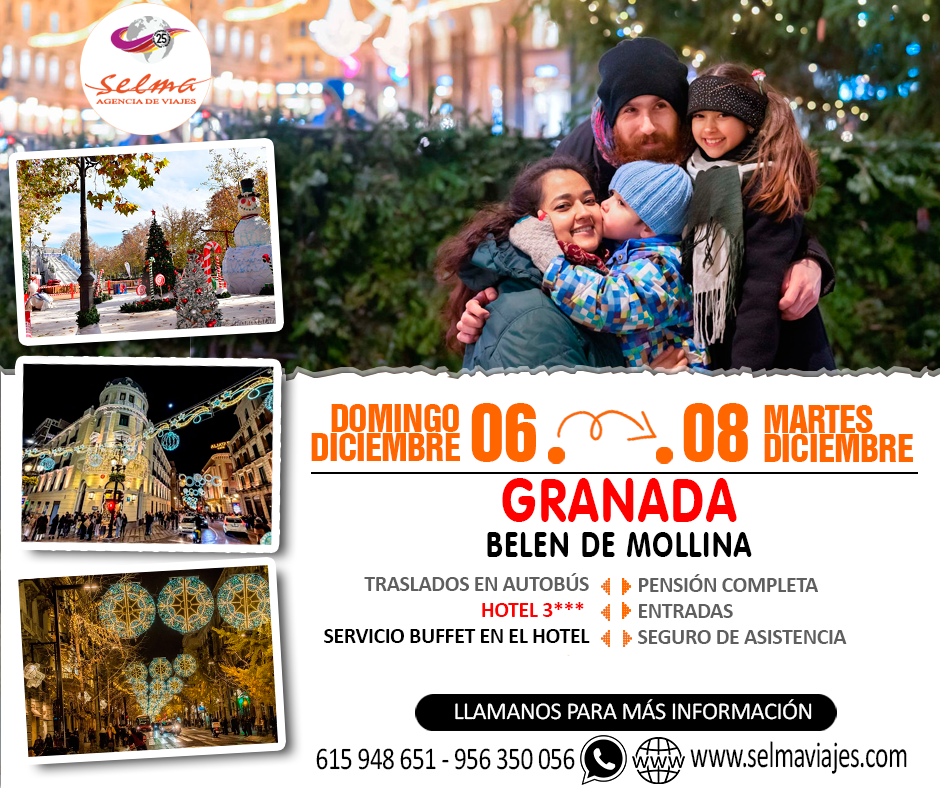 Circuito Cultural en Autobus para Grupos :: Granada en Navidad :: Hotel 3* :: Pensión Completa :: Entrada a las Alpujarras :: 3 Días